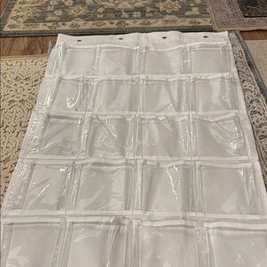 White Over-the-Door Shoe Organizer